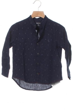 Παιδικό πουκάμισο Springfield, Μέγεθος 5-6y/ 116-122 εκ., Χρώμα Μπλέ, 55% λινό, 45% βαμβάκι, Τιμή 8,30 €