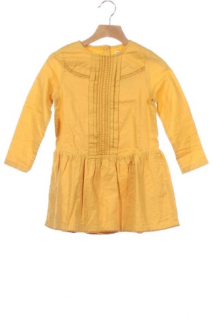 Dziecięca sukienka Du Pareil Au Meme, Rozmiar 4-5y/ 110-116 cm, Kolor Żółty, Bawełna, Cena 79,11 zł