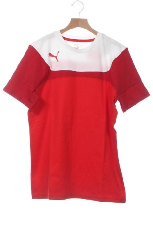 Dziecięcy T-shirt PUMA, Rozmiar 15-18y/ 170-176 cm, Kolor Czerwony, 65% poliester, 35% bawełna, Cena 52,24 zł