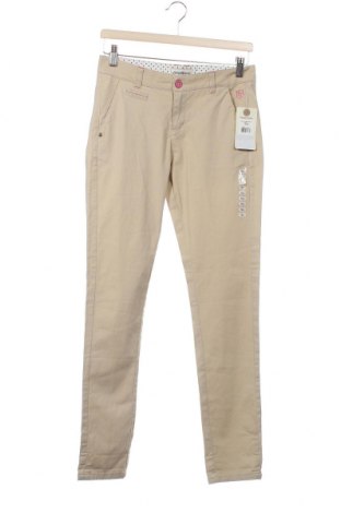 Детски панталон Hampton Republic, Размер 12-13y/ 158-164 см, Цвят Бежов, 97% памук, 3% еластан, Цена 10,29 лв.