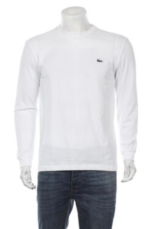 Мъжка блуза Lacoste, Размер M, Цвят Бял, 65% памук, 35% полиестер, Цена 125,30 лв.