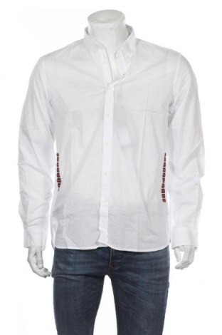 Мъжка риза Antony Morato, Размер L, Цвят Бял, Памук, Цена 92,95 лв.