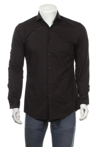 Pánská košile  Hugo Boss, Velikost M, Barva Černá, Bavlna, Cena  2 381,00 Kč
