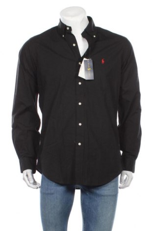 Мъжка риза Ralph Lauren, Размер M, Цвят Черен, Памук, Цена 188,30 лв.