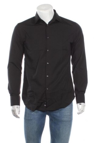 Ανδρικό πουκάμισο Rodier, Μέγεθος M, Χρώμα Μαύρο, 65% πολυεστέρας, 35% βαμβάκι, Τιμή 29,23 €