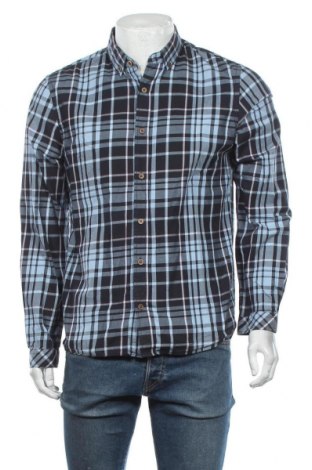 Мъжка риза Solid Jeans, Размер L, Цвят Син, Памук, Цена 6,28 лв.