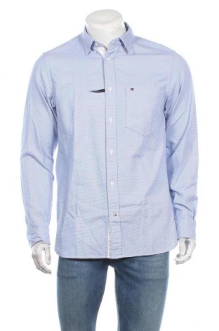 Ανδρικό πουκάμισο Tommy Hilfiger, Μέγεθος M, Χρώμα Μπλέ, Βαμβάκι, Τιμή 39,20 €