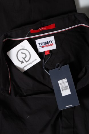 Pánská košile  Tommy Hilfiger, Velikost L, Barva Šedá, 97% bavlna, 3% elastan, Cena  1 837,00 Kč