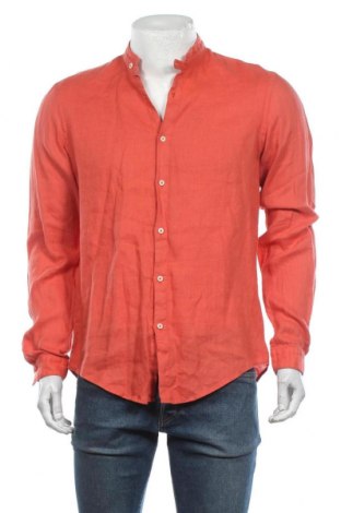 Pánska košeľa  Zara Man, Veľkosť XL, Farba Červená, Ľan, Cena  17,44 €