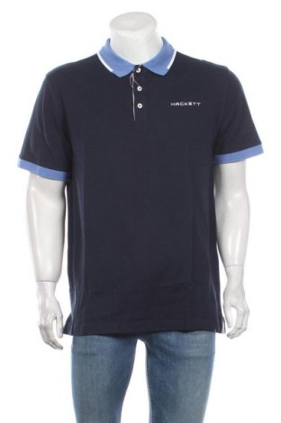 Męski T-shirt Hackett, Rozmiar XL, Kolor Niebieski, 100% bawełna, Cena 450,46 zł