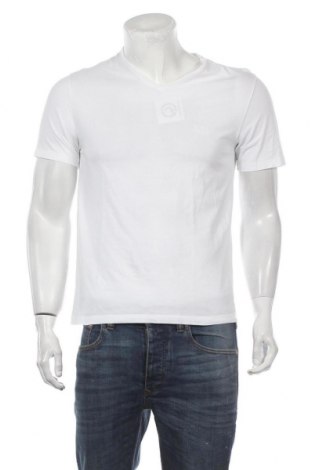 Мъжка тениска Hugo Boss, Размер M, Цвят Бял, Памук, Цена 47,70 лв.