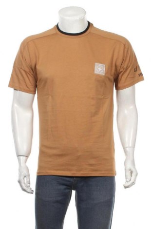 Мъжка тениска Jack & Jones, Размер S, Цвят Кафяв, Памук, Цена 12,25 лв.