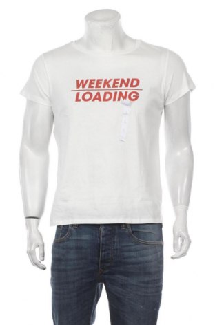 Herren T-Shirt Lefties, Größe L, Farbe Weiß, Baumwolle, Preis 13,40 €