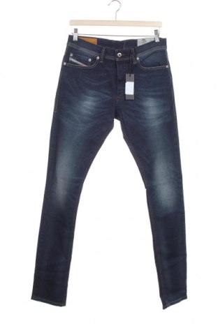 Męskie jeansy Diesel, Rozmiar S, Kolor Niebieski, 98% bawełna, 2% elastyna, Cena 361,44 zł