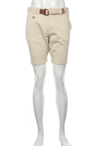 Ανδρικό κοντό παντελόνι Indicode, Μέγεθος S, Χρώμα  Μπέζ, 98% βαμβάκι, 2% ελαστάνη, Τιμή 24,90 €
