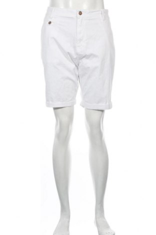 Ανδρικό κοντό παντελόνι Indicode, Μέγεθος XL, Χρώμα Λευκό, 98% βαμβάκι, 2% ελαστάνη, Τιμή 26,68 €