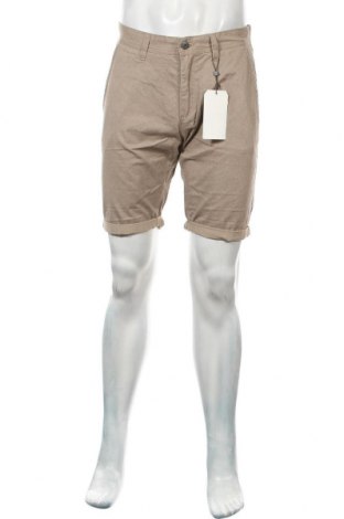 Ανδρικό κοντό παντελόνι Q/S by S.Oliver, Μέγεθος M, Χρώμα  Μπέζ, Βαμβάκι, Τιμή 13,52 €