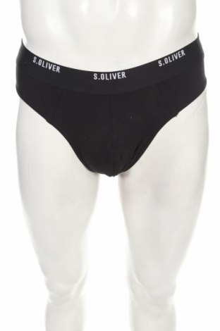 Мъжки комплект S.Oliver, Размер L, Цвят Черен, 94% памук, 6% еластан, Цена 22,40 лв.