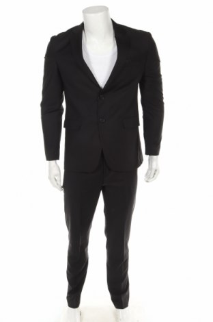 Pánský oblek  Sinequanone, Velikost M, Barva Černá, 75% polyester, 25% viskóza, Cena  2 835,00 Kč