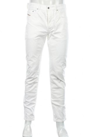 Męskie spodnie Diesel, Rozmiar M, Kolor Biały, 98% bawełna, 2% elastyna, Cena 246,75 zł
