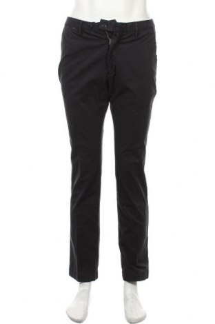 Pánské kalhoty  Hackett, Velikost M, Barva Modrá, 99% bavlna, 1% elastan, Cena  1 300,00 Kč