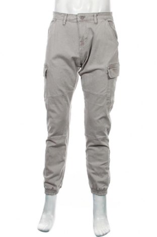 Мъжки панталон Indicode, Размер L, Цвят Сив, 98% памук, 2% еластан, Цена 55,30 лв.