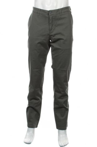 Pantaloni de bărbați Lois, Mărime XL, Culoare Verde, 98% bumbac, 2% elastan, Preț 204,77 Lei