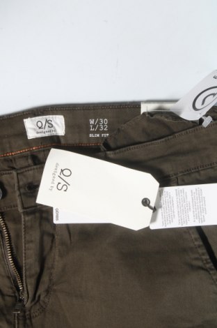 Pánské kalhoty  Q/S by S.Oliver, Velikost S, Barva Zelená, 98% bavlna, 2% elastan, Cena  504,00 Kč