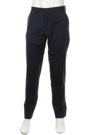 Pantaloni de bărbați S.Oliver Black Label, Mărime L, Culoare Albastru, 96% bumbac, 4% elastan, Preț 194,57 Lei