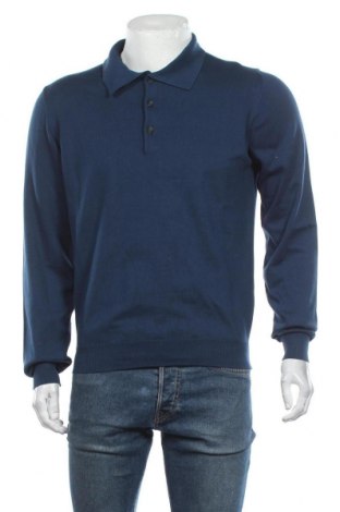 Pánsky sveter  Alpha Studio, Veľkosť L, Farba Modrá, 100% bavlna, Cena  61,47 €
