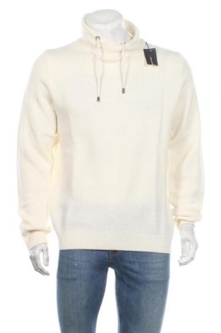 Pánsky sveter  Devred 1902, Veľkosť XL, Farba Biela, 70%acryl , 30% vlna, Cena  34,41 €