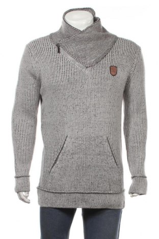 Мъжки пуловер Indicode, Размер XXL, Цвят Сив, Полиакрил, Цена 47,40 лв.