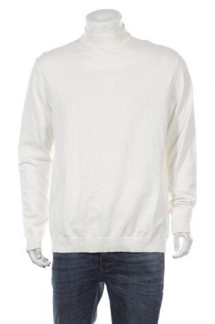 Ανδρικό πουλόβερ Jack & Jones, Μέγεθος XL, Χρώμα Εκρού, Βαμβάκι, Τιμή 28,60 €