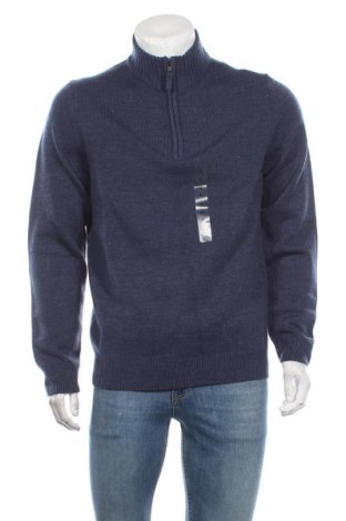 Мъжки пуловер Oviesse, Размер XL, Цвят Син, Акрил, Цена 51,75 лв.