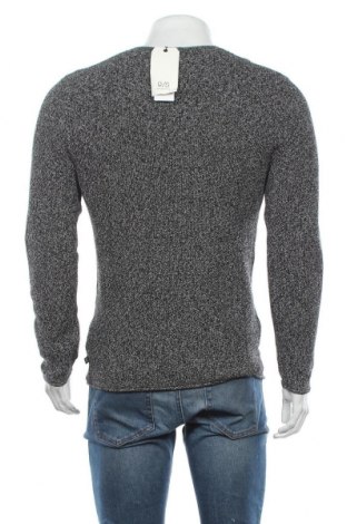 Мъжки пуловер Q/S by S.Oliver, Размер M, Цвят Черен, Памук, Цена 59,40 лв.