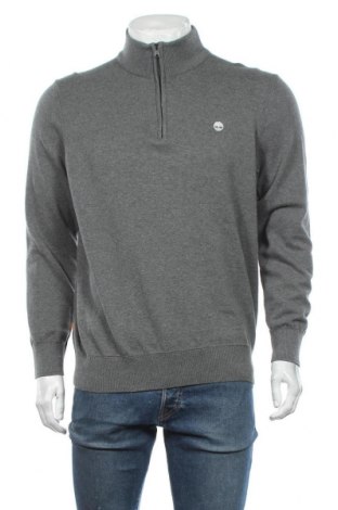 Мъжки пуловер Timberland, Размер XL, Цвят Сив, Памук, Цена 109,20 лв.
