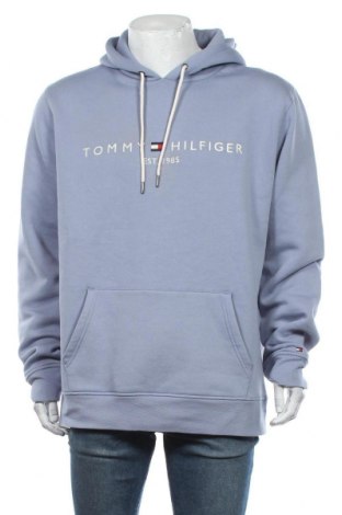 Pánská mikina  Tommy Hilfiger, Velikost 3XL, Barva Modrá, 64% bavlna, 36% polyester, Cena  2 323,00 Kč