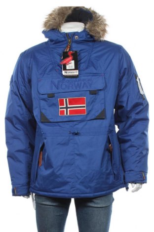 Pánska bunda  Geographical Norway, Veľkosť L, Farba Modrá, Polyester, Cena  138,79 €