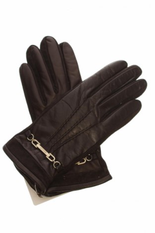 Handschuhe Bally, Farbe Braun, Echtleder, Preis 176,44 €
