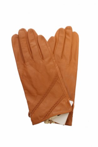 Γάντια Maison 123, Χρώμα Καφέ, Γνήσιο δέρμα, Τιμή 71,65 €