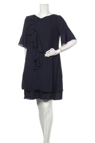 Kleid Alba Moda, Größe L, Farbe Blau, Polyester, Preis 74,04 €