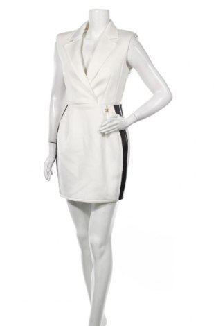 Šaty  Elisabetta Franchi, Velikost M, Barva Krémová, 95% polyester, 5% elastan, Cena  2 249,00 Kč