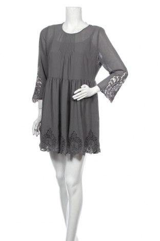 Kleid H&M Divided, Größe XL, Farbe Grau, Polyester, Preis 12,25 €