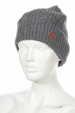 Καπέλο S.Oliver, Χρώμα Γκρί, Πολυακρυλικό, Τιμή 13,61 €