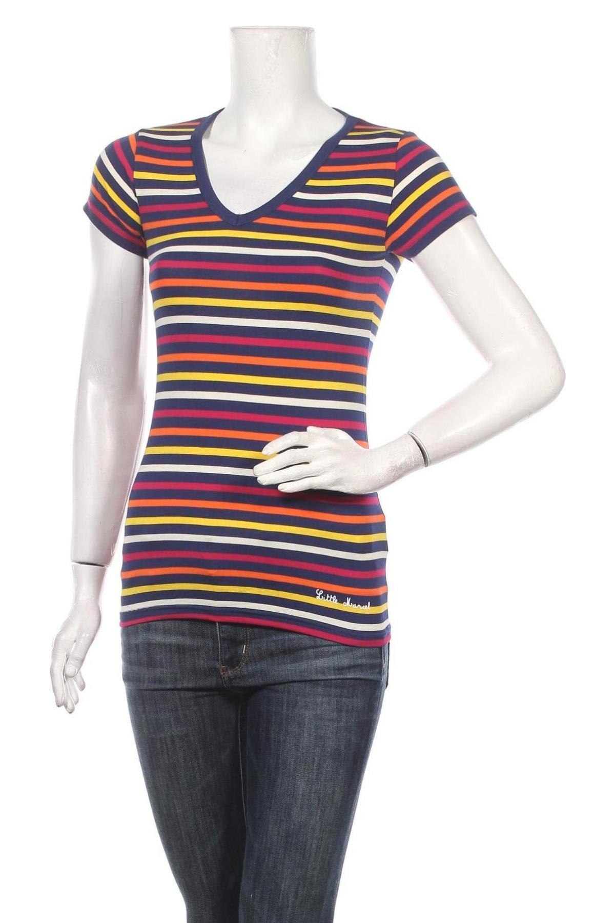 Γυναικείο t-shirt Little Marcel, Μέγεθος XS, Χρώμα Πολύχρωμο, 95% βαμβάκι, 5% ελαστάνη, Τιμή 40,72 €