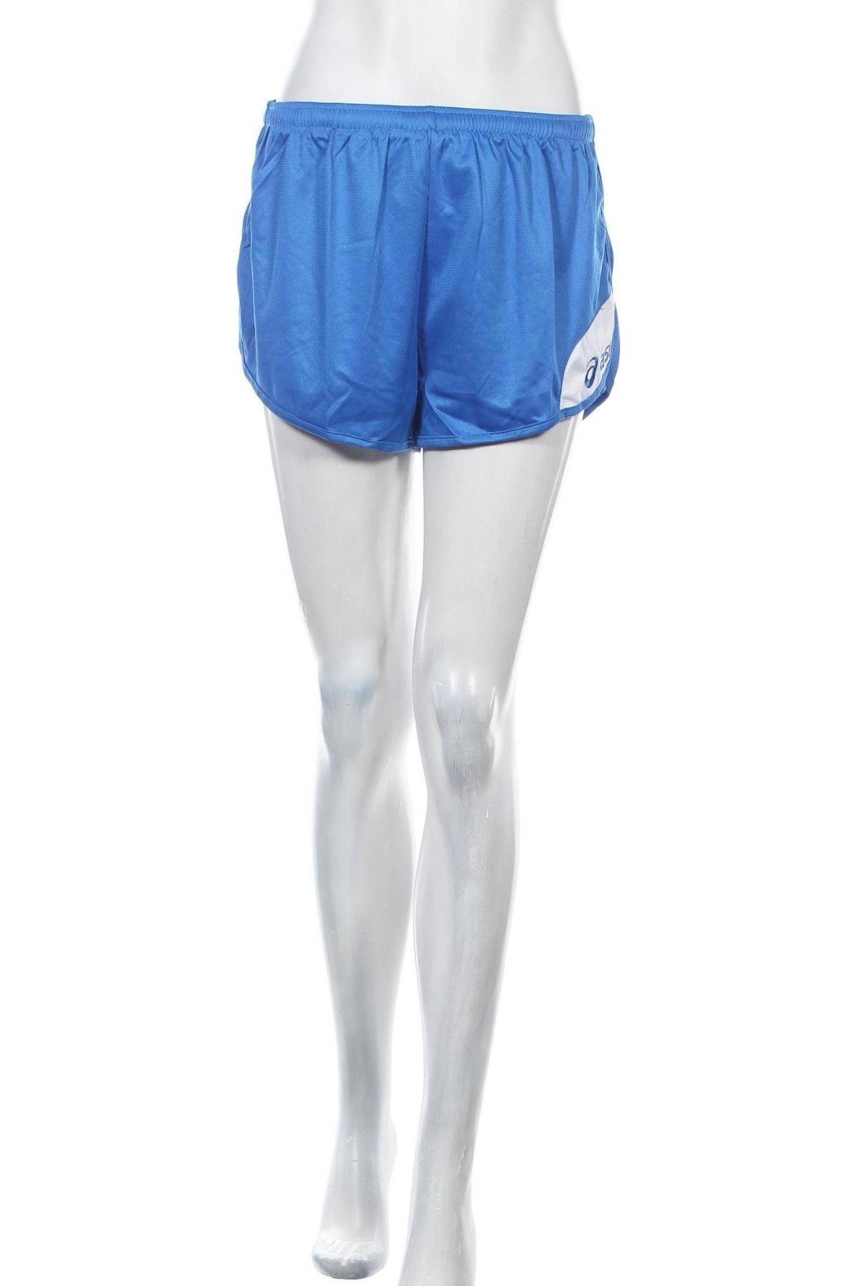 Γυναικείο κοντό παντελόνι ASICS, Μέγεθος XL, Χρώμα Μπλέ, Πολυεστέρας, Τιμή 14,23 €