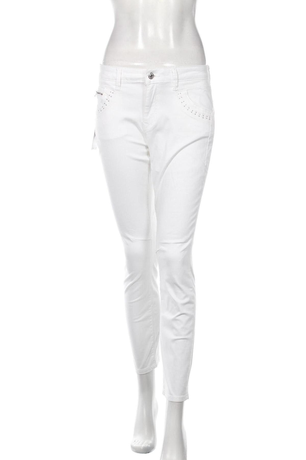 Γυναικείο παντελόνι Mavi, Μέγεθος S, Χρώμα Λευκό, 95% βαμβάκι, 5% ελαστάνη, Τιμή 28,66 €