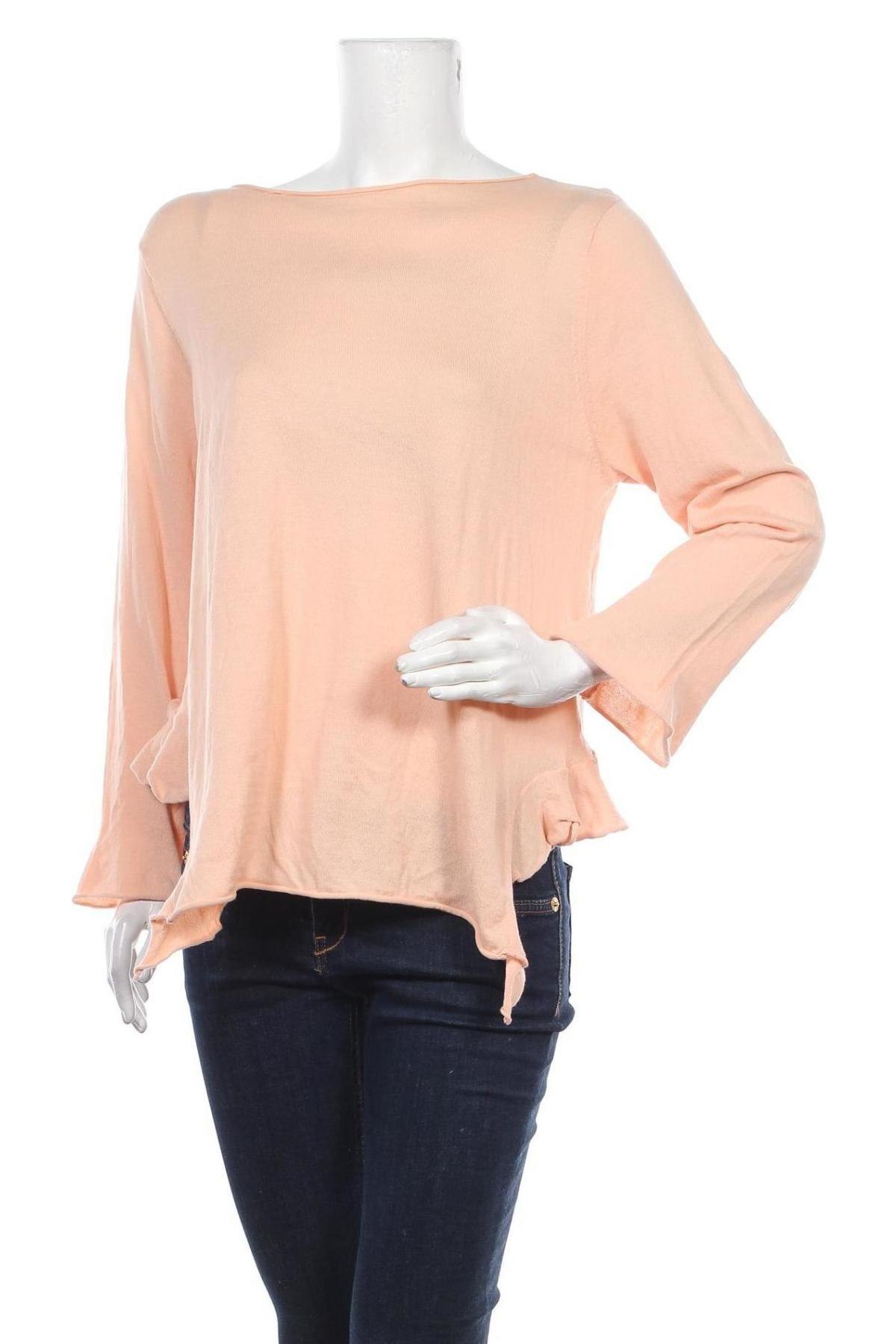 Дамски пуловер Zara Knitwear, Размер S, Цвят Розов, Цена 23,00 лв.
