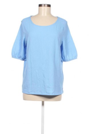 Дамска блуза Gina Tricot, Размер M, Цвят Син, 50% полиестер, 49% полиестер, 1% еластан, Цена 38,00 лв.