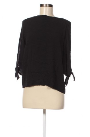 Дамска блуза H&M, Размер L, Цвят Черен, Вискоза, Цена 38,00 лв.
